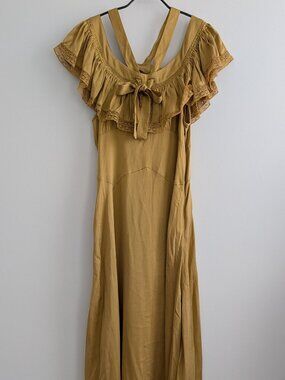 Doen Sicilia Dress in Wheat, NWT, Size M